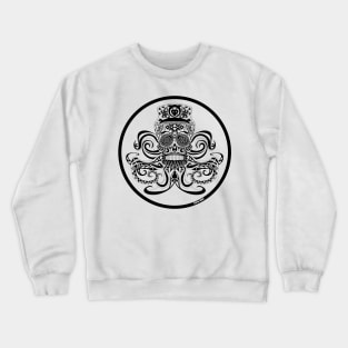 octopad octopus navy skull ecopop Crewneck Sweatshirt